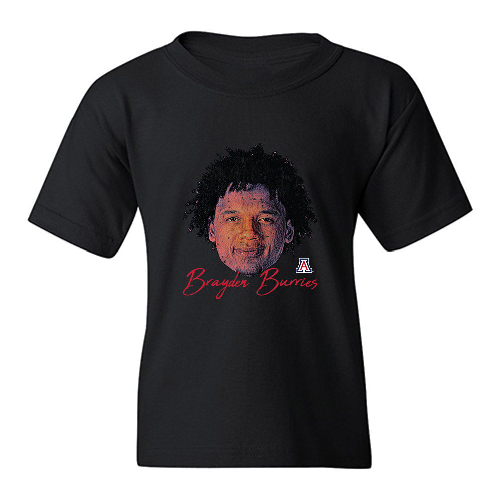 Arizona - NCAA Men's Basketball : Brayden Burries - Graphic Youth T-Shirt-0