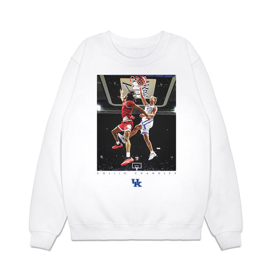 Kentucky - NCAA Men's Basketball : Collin Chandler - Premium Crewneck Sweatshirt-0