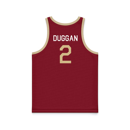 Boston College - NCAA Men's Basketball : Colby Duggan - Hardwood Reissue Basketball Jersey-1