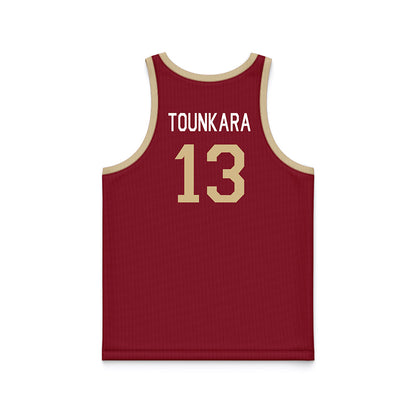 Boston College - NCAA Men's Basketball : Aly Tounkara - Hardwood Reissue Basketball Jersey-1
