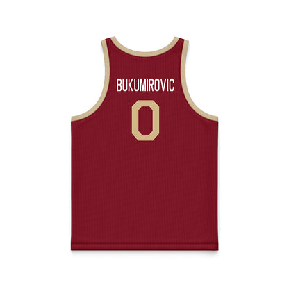 Boston College - NCAA Men's Basketball : Andrija Bukumirovic - Hardwood Reissue Basketball Jersey-1