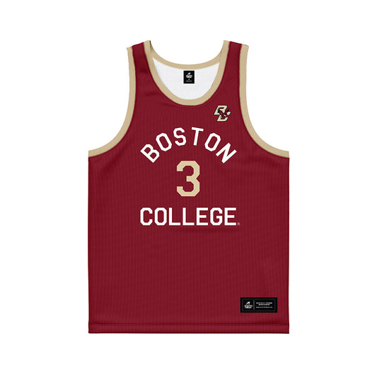 Boston College - NCAA Men's Basketball : Ernest Shelton - Hardwood Reissue Basketball Jersey-0