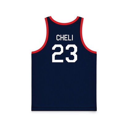UConn - NCAA Women's Basketball : Morgan Cheli - Hardwood Reissue Basketball Jersey-1