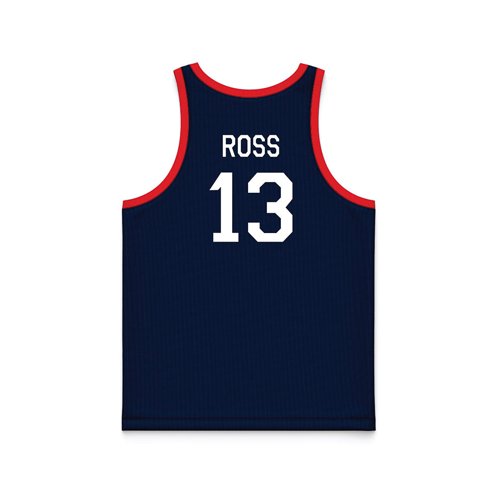 UConn - NCAA Men's Basketball : Jacob Ross - Hardwood Reissue Basketball Jersey-1