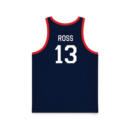 UConn - NCAA Men's Basketball : Jacob Ross - Hardwood Reissue Basketball Jersey-1