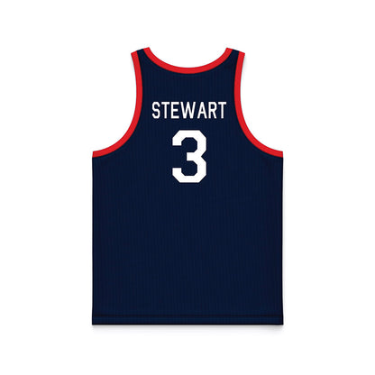 UConn - NCAA Men's Basketball : Jaylin Stewart - Hardwood Reissue Basketball Jersey-1