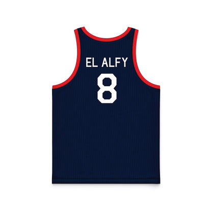 UConn - NCAA Women's Basketball : Jana El Alfy - Hardwood Reissue Basketball Jersey-1