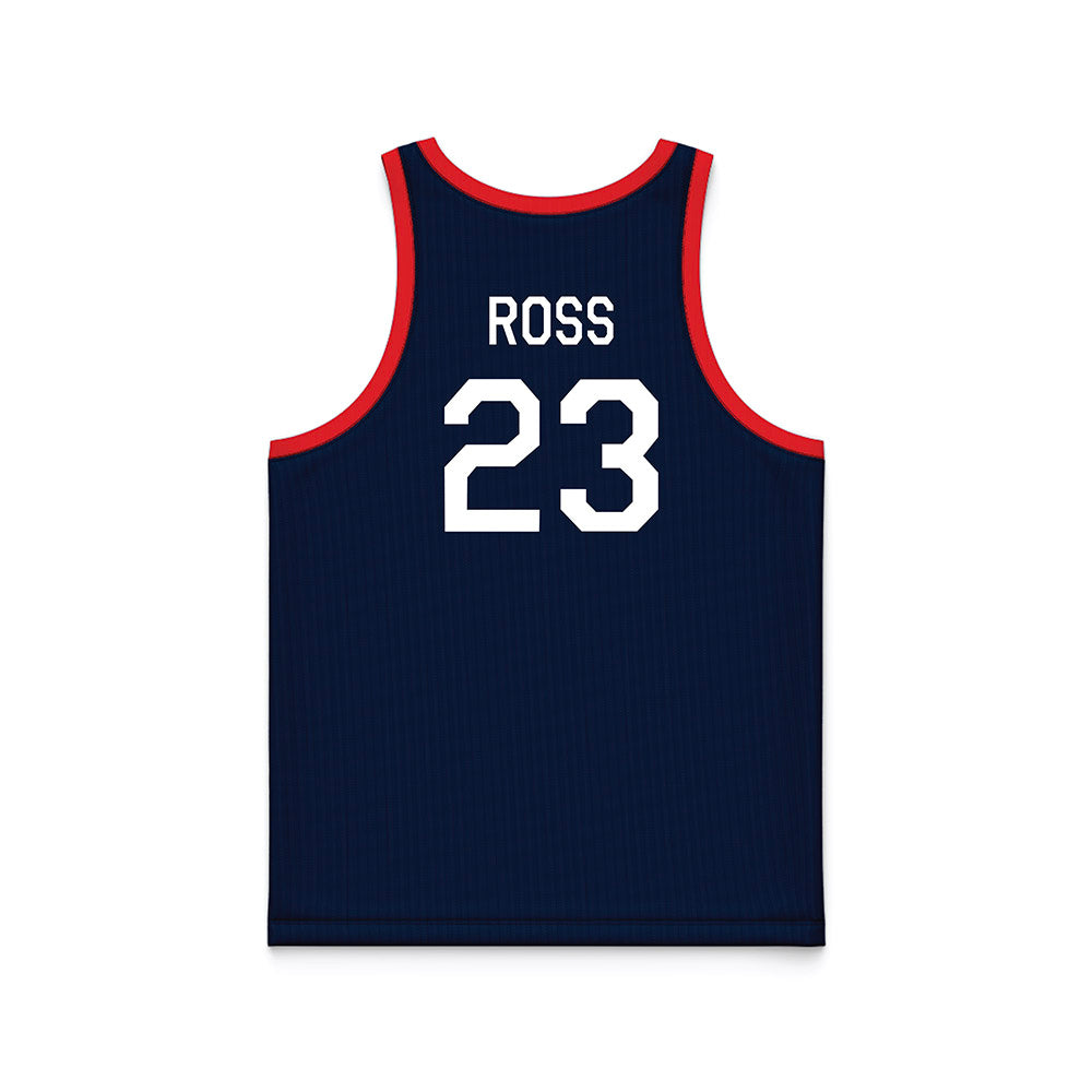 UConn - NCAA Men's Basketball : Jayden Ross - Hardwood Reissue Basketball Jersey-1