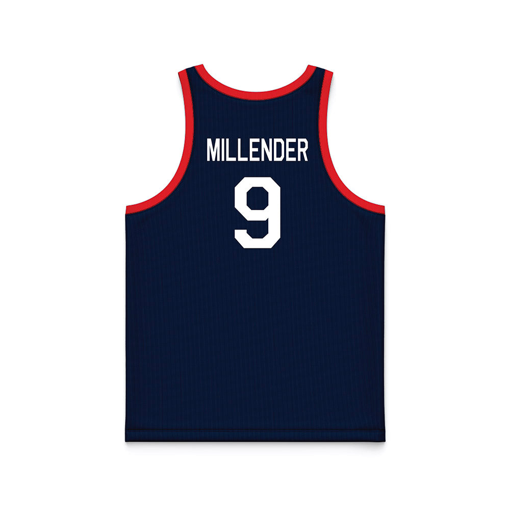 UConn - NCAA Men's Basketball : Alec Millender - Hardwood Reissue Basketball Jersey-1
