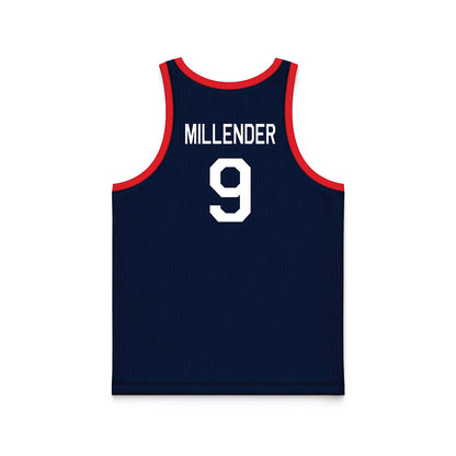 UConn - NCAA Men's Basketball : Alec Millender - Hardwood Reissue Basketball Jersey-1