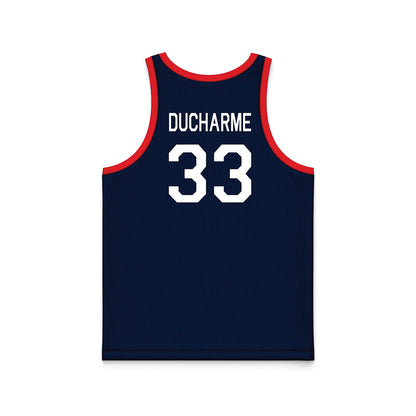 UConn - NCAA Women's Basketball : Caroline Ducharme - Hardwood Reissue Basketball Jersey-1