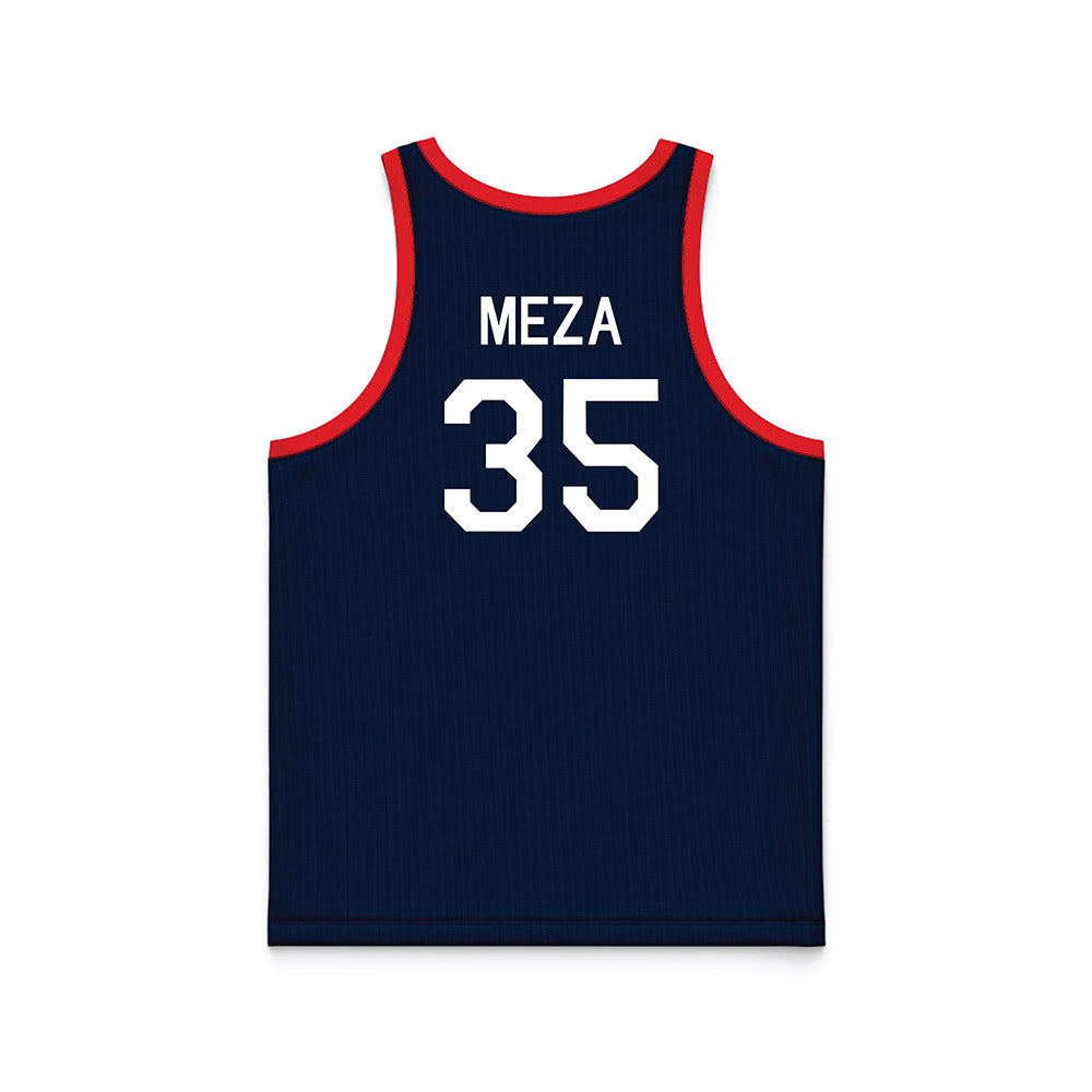 UConn - NCAA Women's Basketball : Kaylee Meza - Hardwood Reissue Basketball Jersey-1