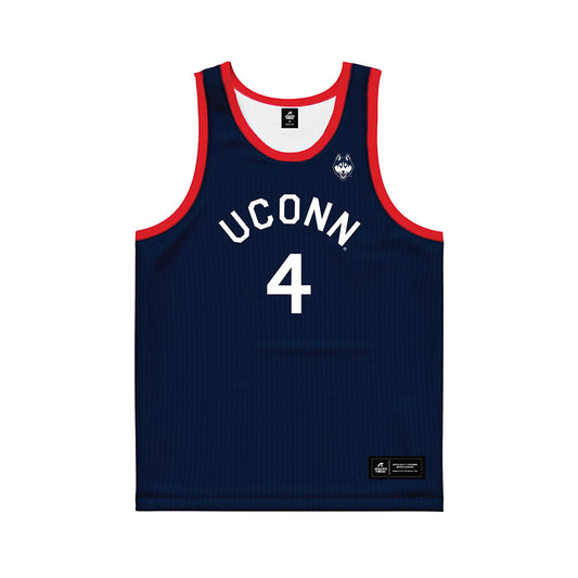 UConn - NCAA Women's Basketball : Blanca Quiñonez - Hardwood Reissue Basketball Jersey-0