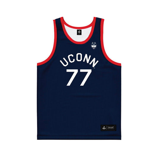 UConn - NCAA Men's Basketball : Uros Paunovic - Hardwood Reissue Basketball Jersey-0