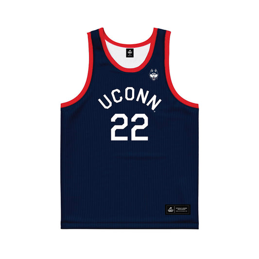 UConn - NCAA Women's Basketball : Serah Williams - Hardwood Reissue Basketball Jersey-0