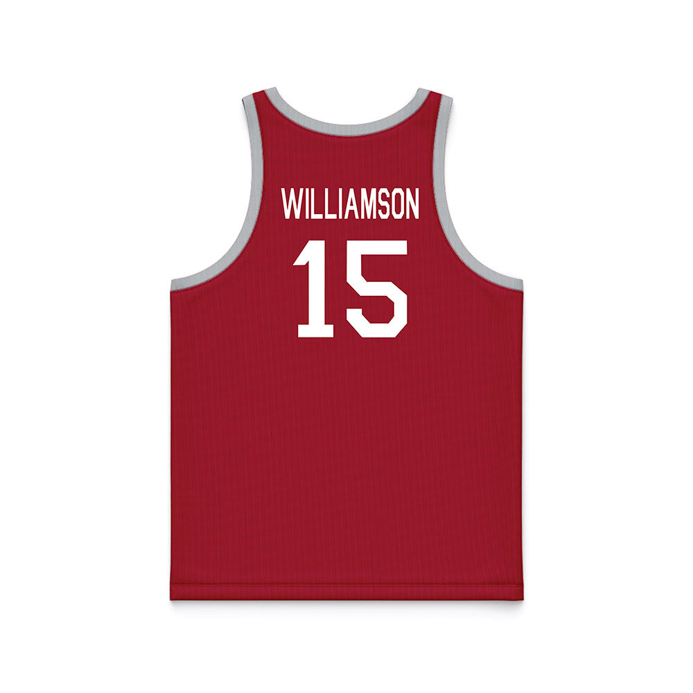 Alabama - NCAA Men's Basketball : Noah Williamson - Hardwood Reissue Basketball Jersey-1