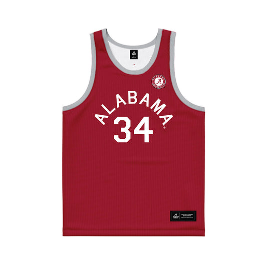 Alabama - NCAA Men's Basketball : Collins Onyejiaka - Hardwood Reissue Basketball Jersey-0