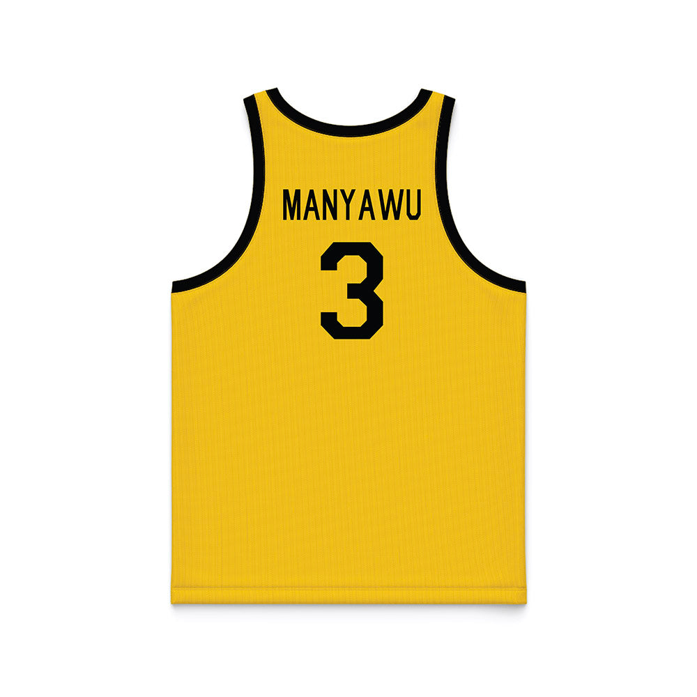 Iowa - NCAA Men's Basketball : Cam Manyawu - Hardwood Reissue Basketball Jersey-1