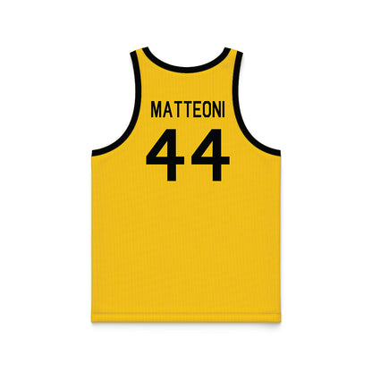 Iowa - NCAA Men's Basketball : Joey Matteoni - Hardwood Reissue Basketball Jersey-1