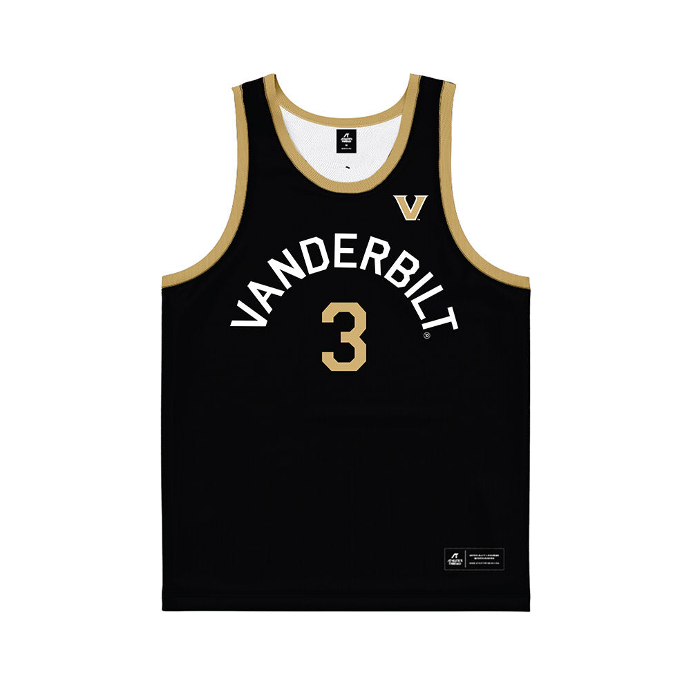 Vanderbilt - NCAA Men's Basketball : tyler tanner - Hardwood Reissue Basketball Jersey-0