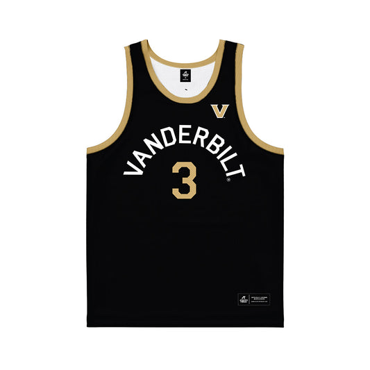 Vanderbilt - NCAA Men's Basketball : tyler tanner - Hardwood Reissue Basketball Jersey-0