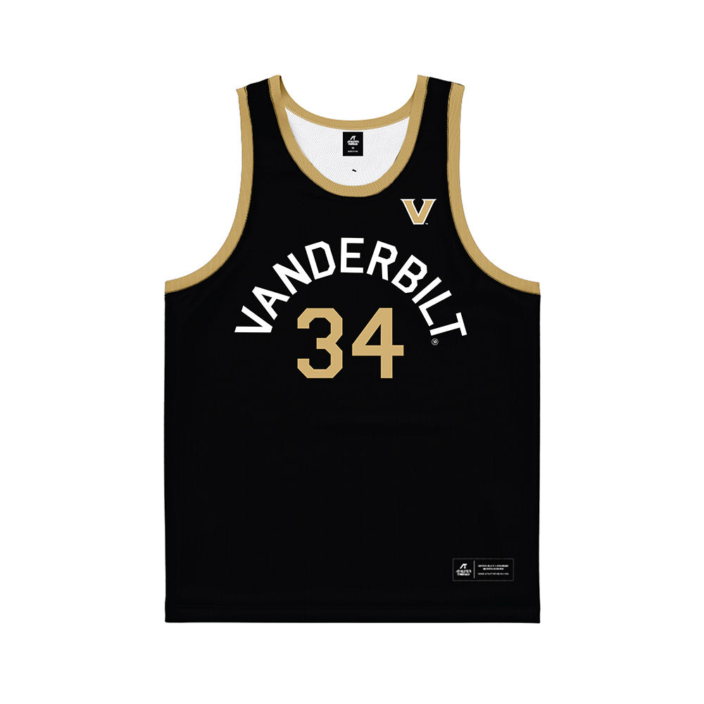 Vanderbilt - NCAA Men's Basketball : Jayden Leverett - Hardwood Reissue Basketball Jersey-0