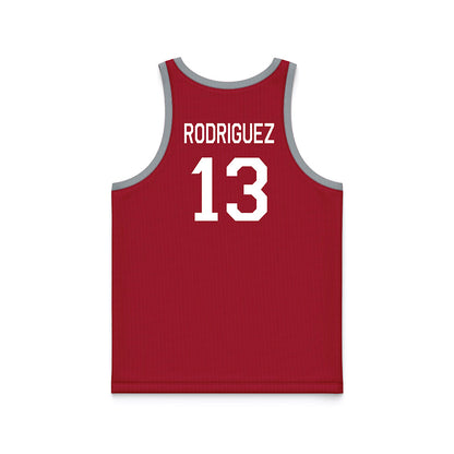 WSU - NCAA Men's Basketball : Adria Rodriguez - Hardwood Reissue Basketball Jersey-1