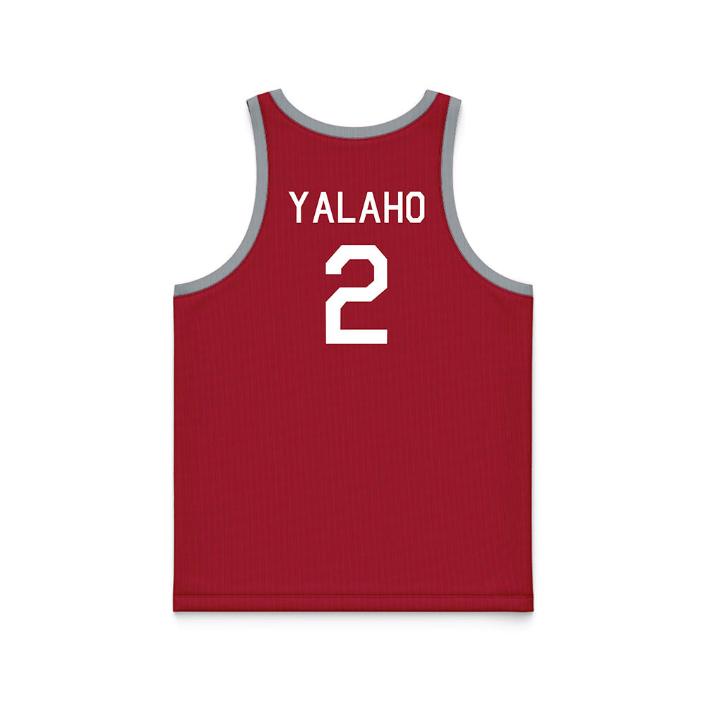 WSU - NCAA Men's Basketball : Eemeli Yalaho - Hardwood Reissue Basketball Jersey-1