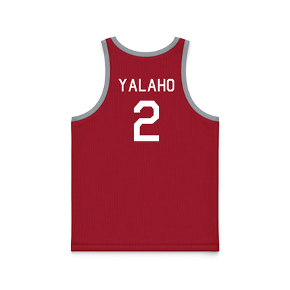 WSU - NCAA Men's Basketball : Eemeli Yalaho - Hardwood Reissue Basketball Jersey-1