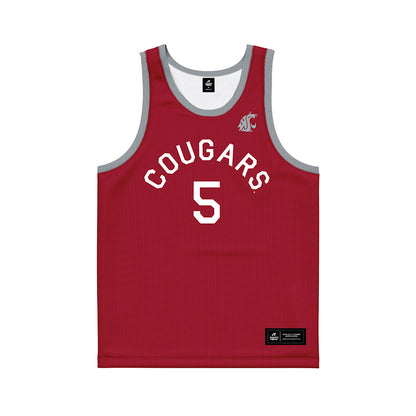 WSU - NCAA Women's Basketball : Jean Chiu - Hardwood Reissue Basketball Jersey-0
