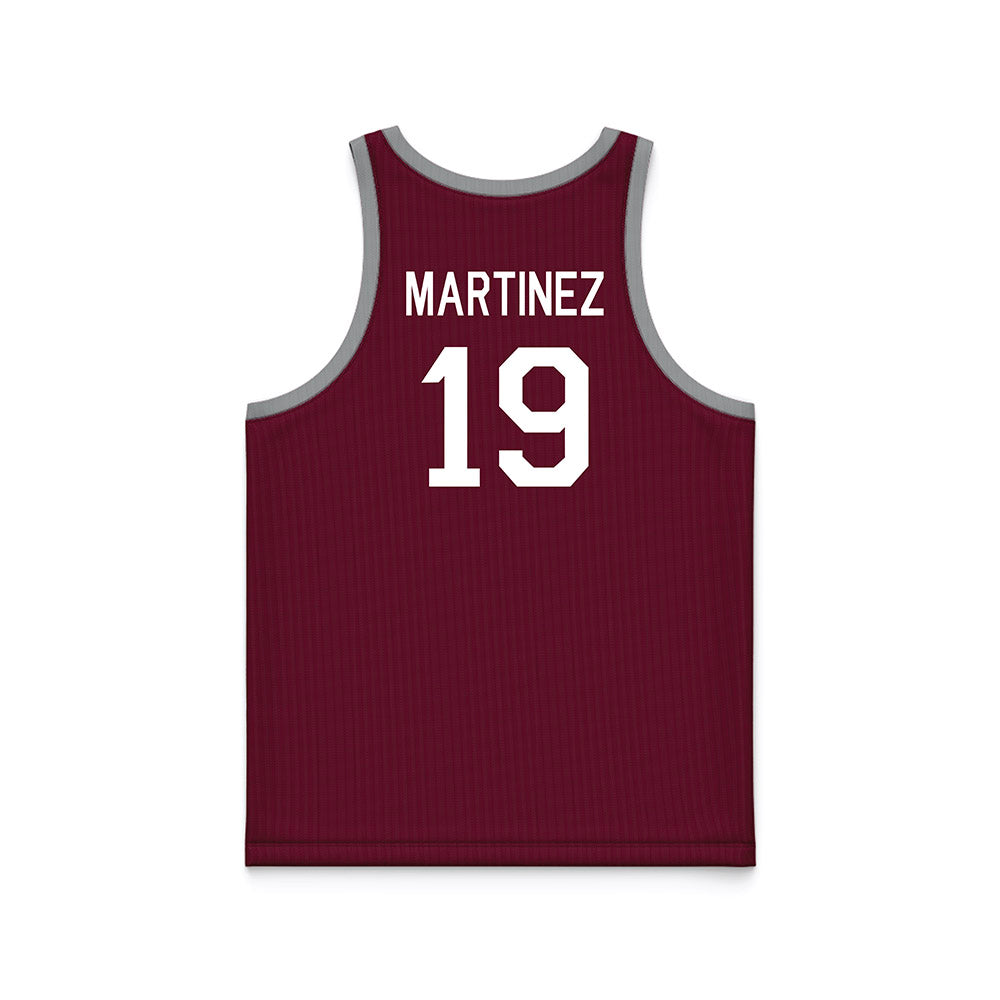 Texas A&M - NCAA Men's Basketball : Eemil Martinez - Hardwood Reissue Basketball Jersey-1