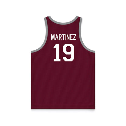 Texas A&M - NCAA Men's Basketball : Eemil Martinez - Hardwood Reissue Basketball Jersey-1