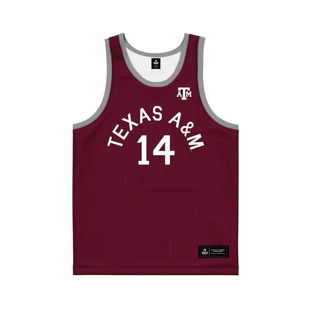 Texas A&M - NCAA Men's Basketball : Chris Mcdermott - Hardwood Reissue Basketball Jersey-0
