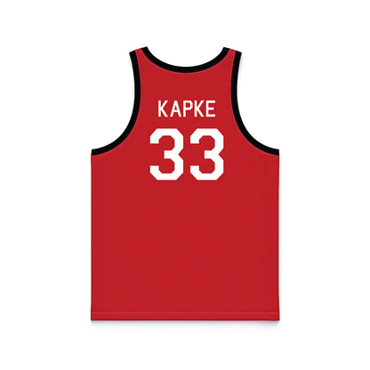 Nebraska - NCAA Men's Basketball : Boden Kapke - Hardwood Reissue Basketball Jersey-1
