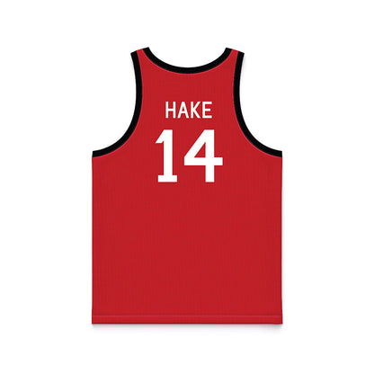 Nebraska - NCAA Women's Basketball : Callin Hake - Hardwood Reissue Basketball Jersey-1