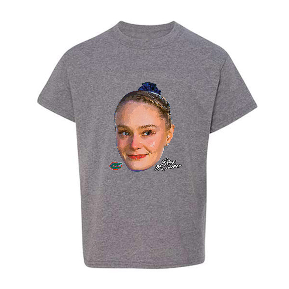 Florida - NCAA Women's Gymnastics : Riley McCusker - Game Face Youth T-Shirt-0