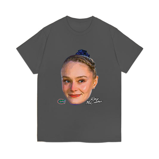 Florida - NCAA Women's Gymnastics : Riley McCusker - Game Face Comfort Colors T-Shirt-0