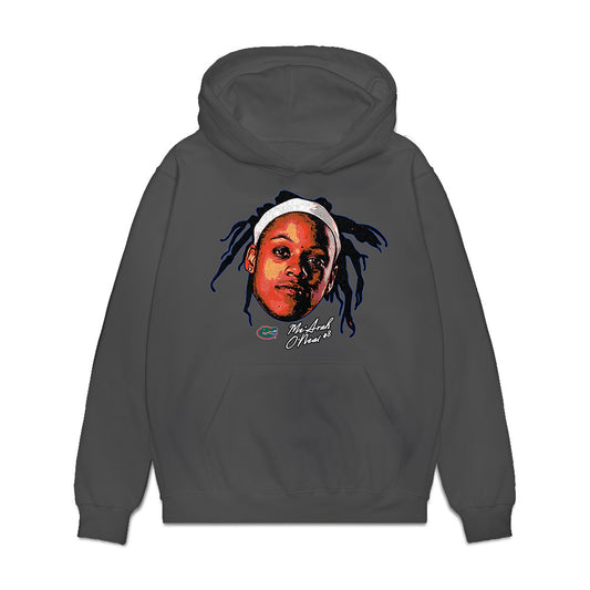 Florida - NCAA Women's Basketball : Mearah Oneal - Game Face Premium Hooded Sweatshirt-0