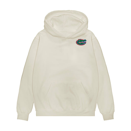 Florida - NCAA Softball : Taylor Shumaker - Cutout Collage Premium Hooded Sweatshirt-0