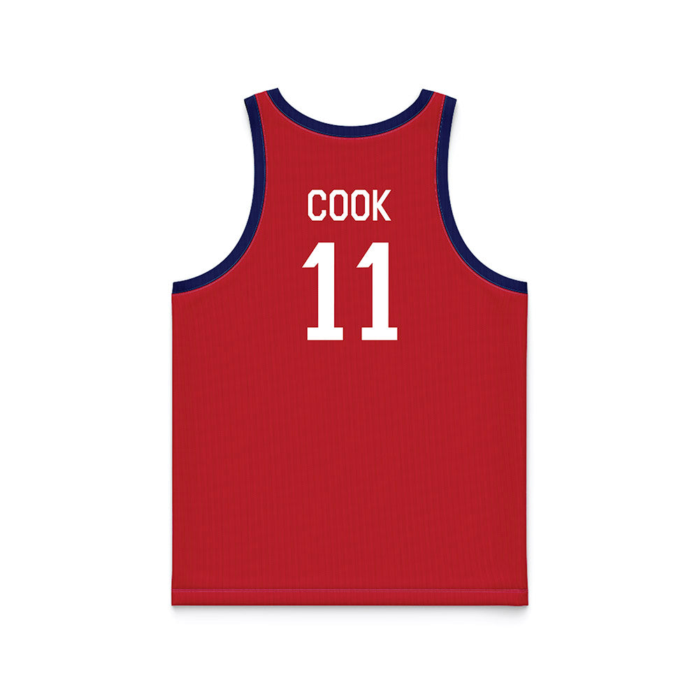 Arizona - NCAA Men's Basketball : Jackson Cook - Hardwood Reissue Basketball Jersey-1