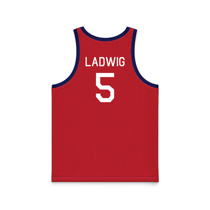 Arizona - NCAA Women's Basketball : Molly Ladwig - Hardwood Reissue Basketball Jersey-1