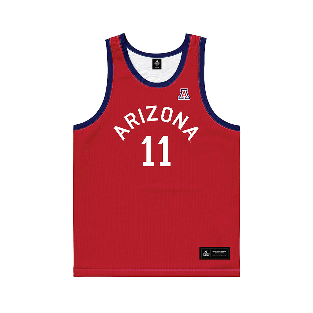 Arizona - NCAA Men's Basketball : Jackson Cook - Hardwood Reissue Basketball Jersey-0