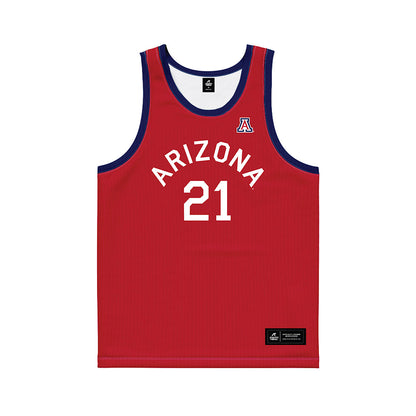 Arizona - NCAA Men's Basketball : Evan Nelson - Hardwood Reissue Basketball Jersey-0