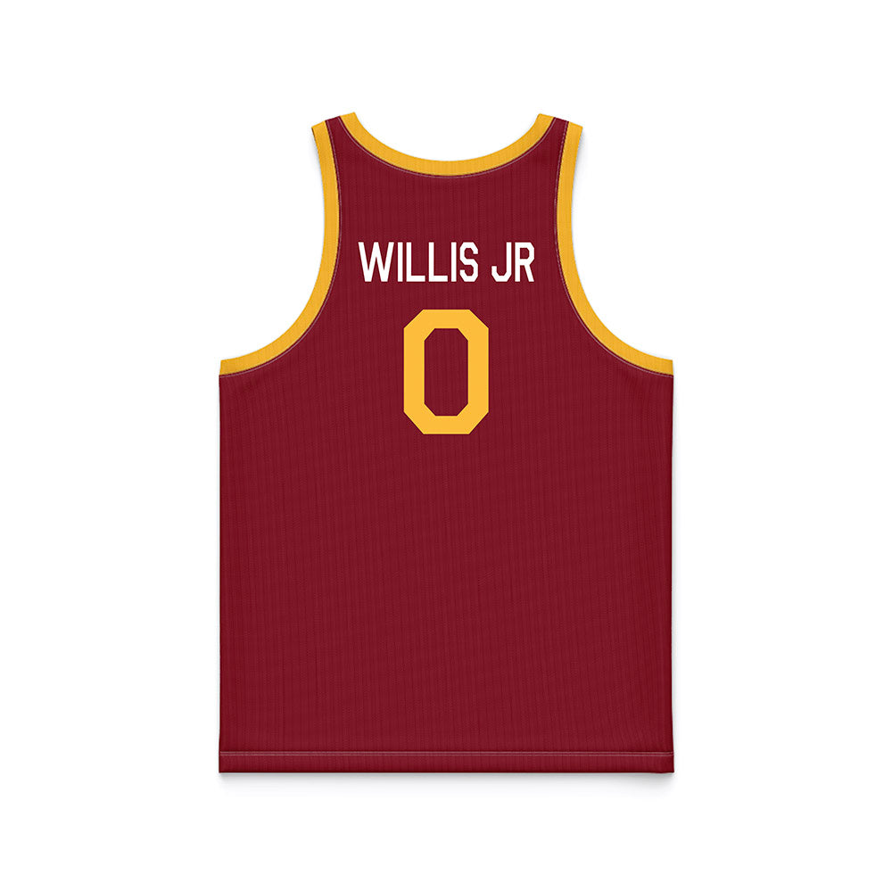 Minnesota - NCAA Men's Basketball : Chansey Willis Jr - Hardwood Reissue Basketball Jersey-1