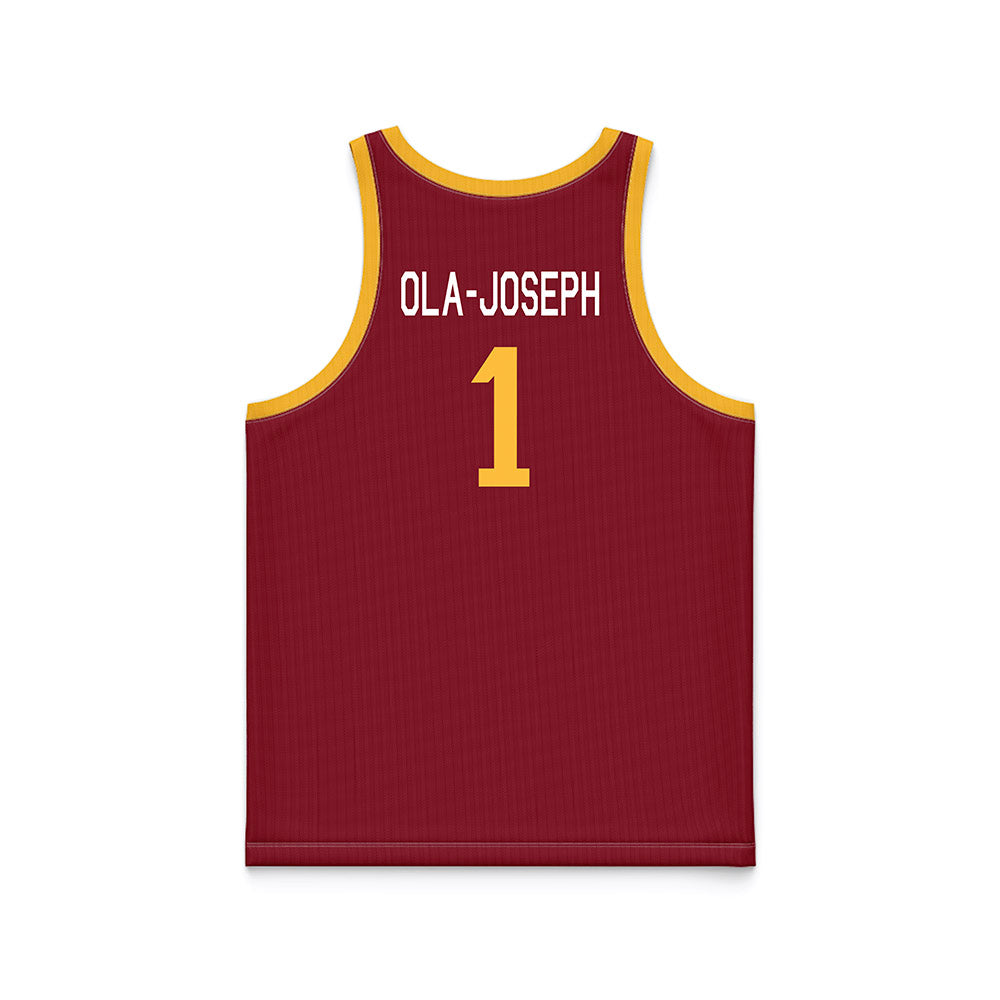 Minnesota - NCAA Men's Basketball : Joshua Ola-Joseph - Hardwood Reissue Basketball Jersey-1
