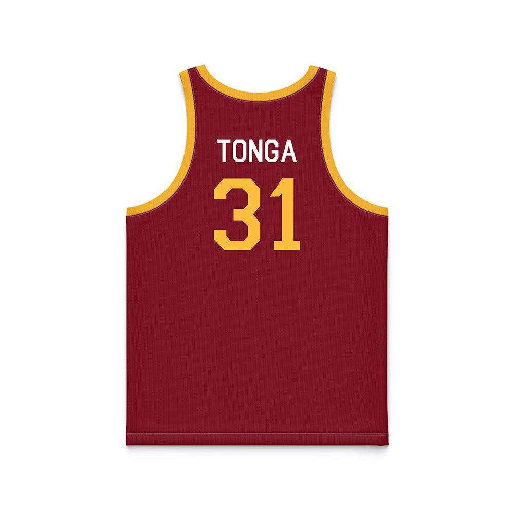 Minnesota - NCAA Women's Basketball : Finau Tonga - Hardwood Reissue Basketball Jersey-1