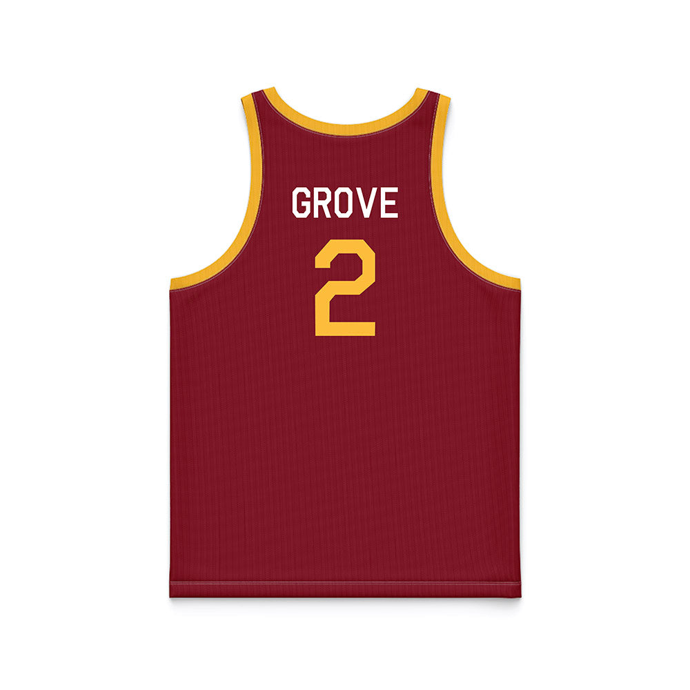 Minnesota - NCAA Men's Basketball : Grayson Grove - Hardwood Reissue Basketball Jersey-1
