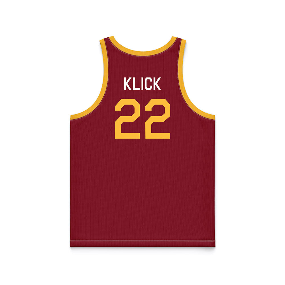 Minnesota - NCAA Women's Basketball : Kennedy Klick - Hardwood Reissue Basketball Jersey-1