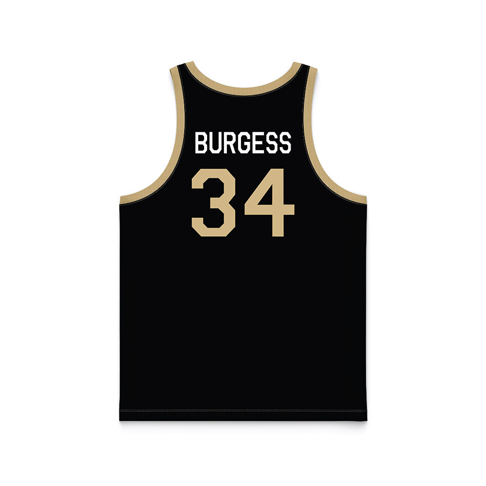 Purdue - NCAA Men's Basketball : Raleigh Burgess - Hardwood Reissue Basketball Jersey-1