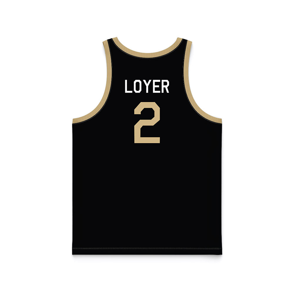Purdue - NCAA Men's Basketball : Fletcher Loyer - Hardwood Reissue Basketball Jersey-1